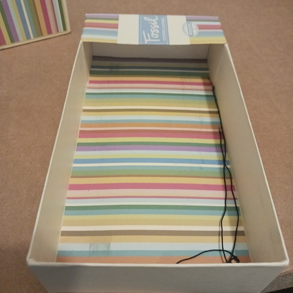 NWT FOSSIL LEATHER WALLET BLACK - Picture 6 of 9